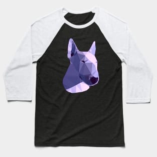 Bull Terrier in purple Baseball T-Shirt